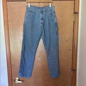 Wrangler Blue Relaxed Fit Utility Jeans